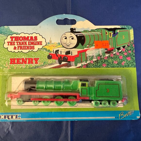 1993 Thomas & Friends HENRY DIE-CAST Train No. 3 by ERTL 1191 New Vintage SEALED